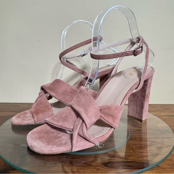 Inez Isabel Heels in Clay Pink Suede size 8.5 - Picture 6 of 16